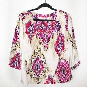 CHICO'S Damask Top
